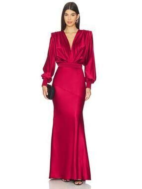 Zhivago The Betsy Long Dress in Ruby